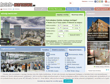Tablet Screenshot of hotele-warszawa.eu